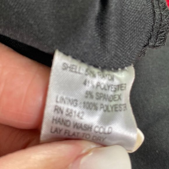 Muse Womens Red Fit and Flare Halter Partially Lined Knit Dress Size 8 - Picture 4 of 7